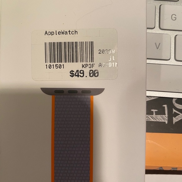 NWT Apple Watch Sport Band- Vitamin C Color - Picture 2 of 2